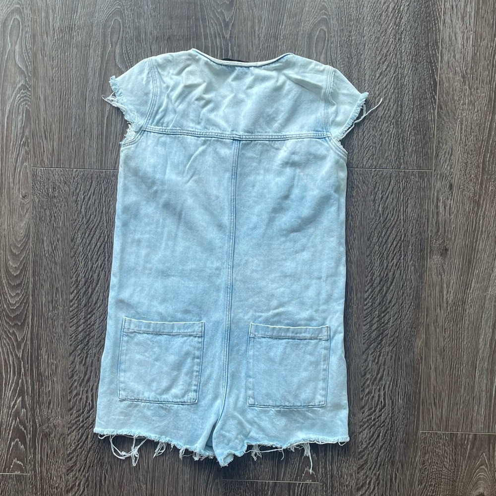 ZARA DENIM ROMPER - Picture 2 of 4
